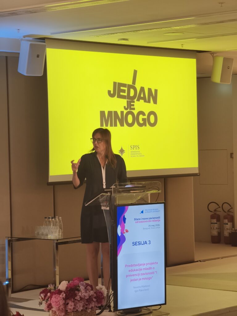 SPIS predstavio prve rezultate projekta „I jedan je mnogo“ na simpozijumu Specijalne bolnice za bolesti zavisnosti