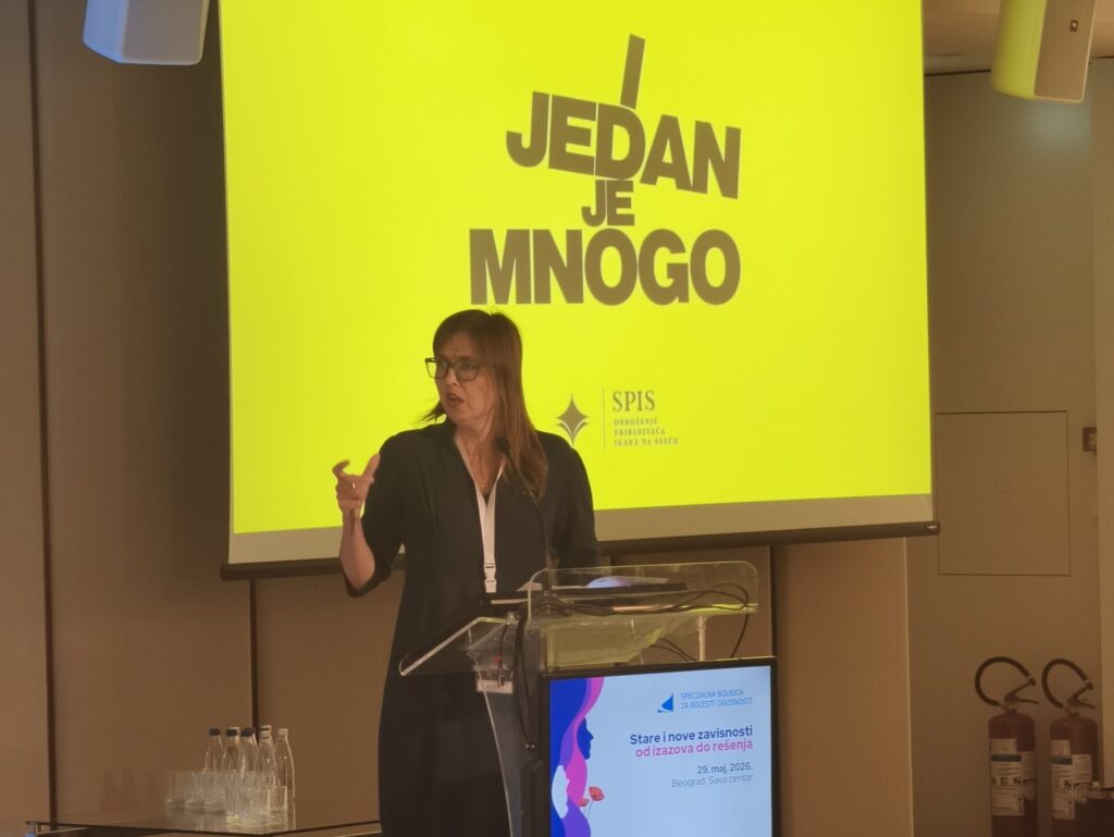 SPIS predstavio prve rezultate projekta „I jedan je mnogo“ na simpozijumu Specijalne bolnice za bolesti zavisnosti