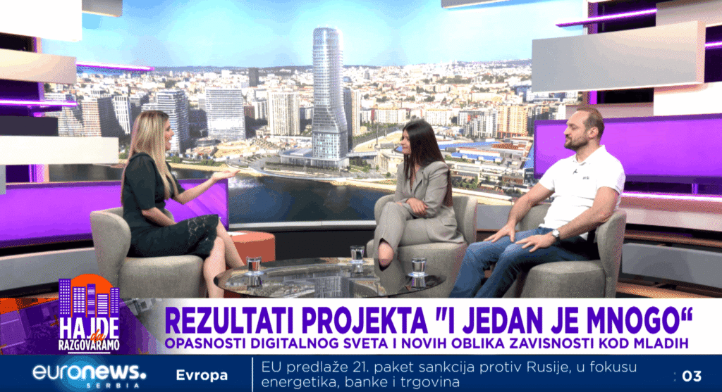 Euronews: Prevencija zavisnosti i bezbednost dece na internetu: Projekat „I jedan je mnogo“ edukuje mlade kroz sport i razgovor